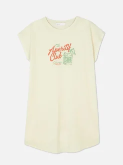 Lang T-shirt Met Ronde Hals