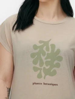 Lang T-shirt Met Ronde Hals