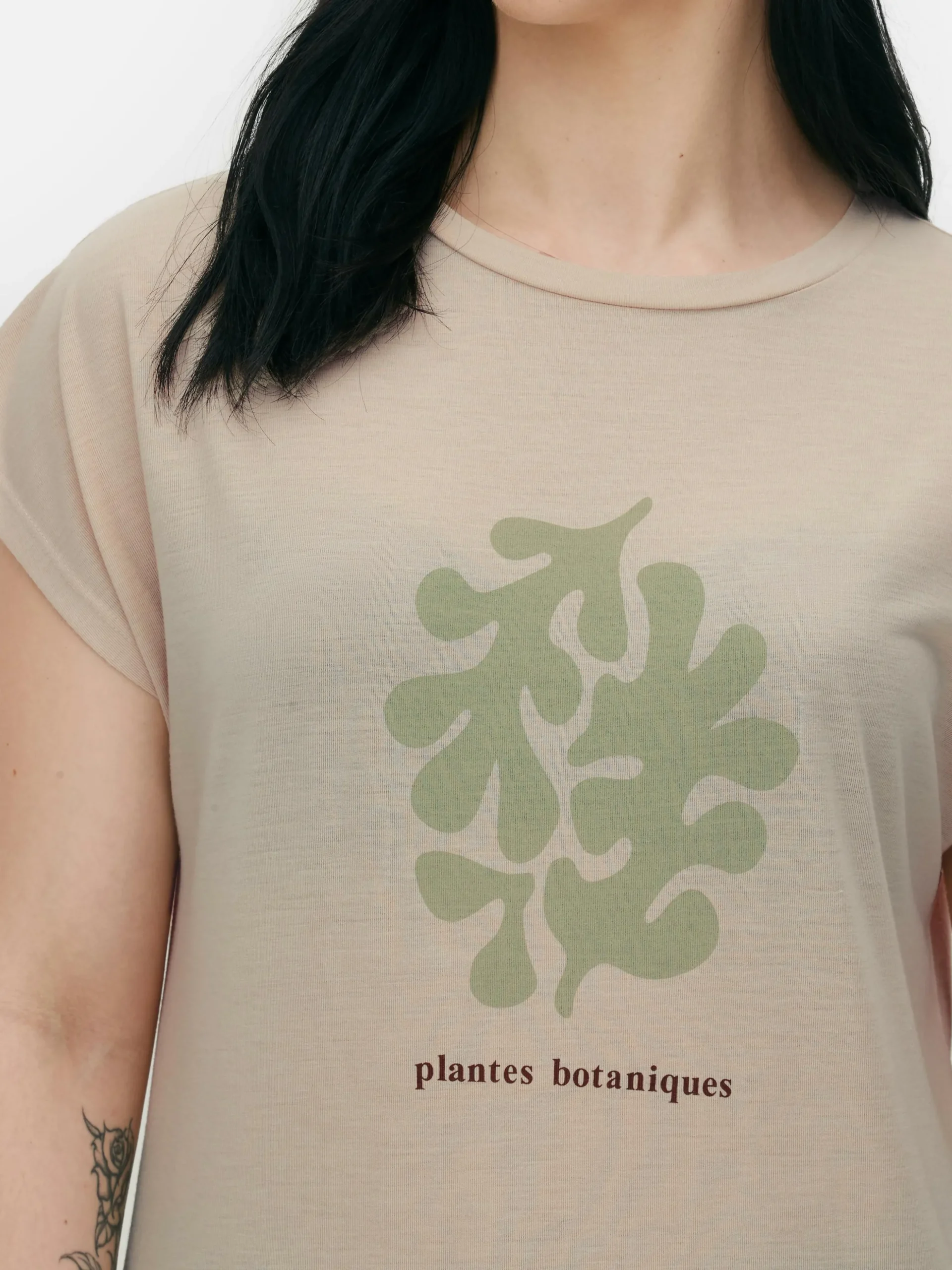 Lang T-shirt Met Ronde Hals