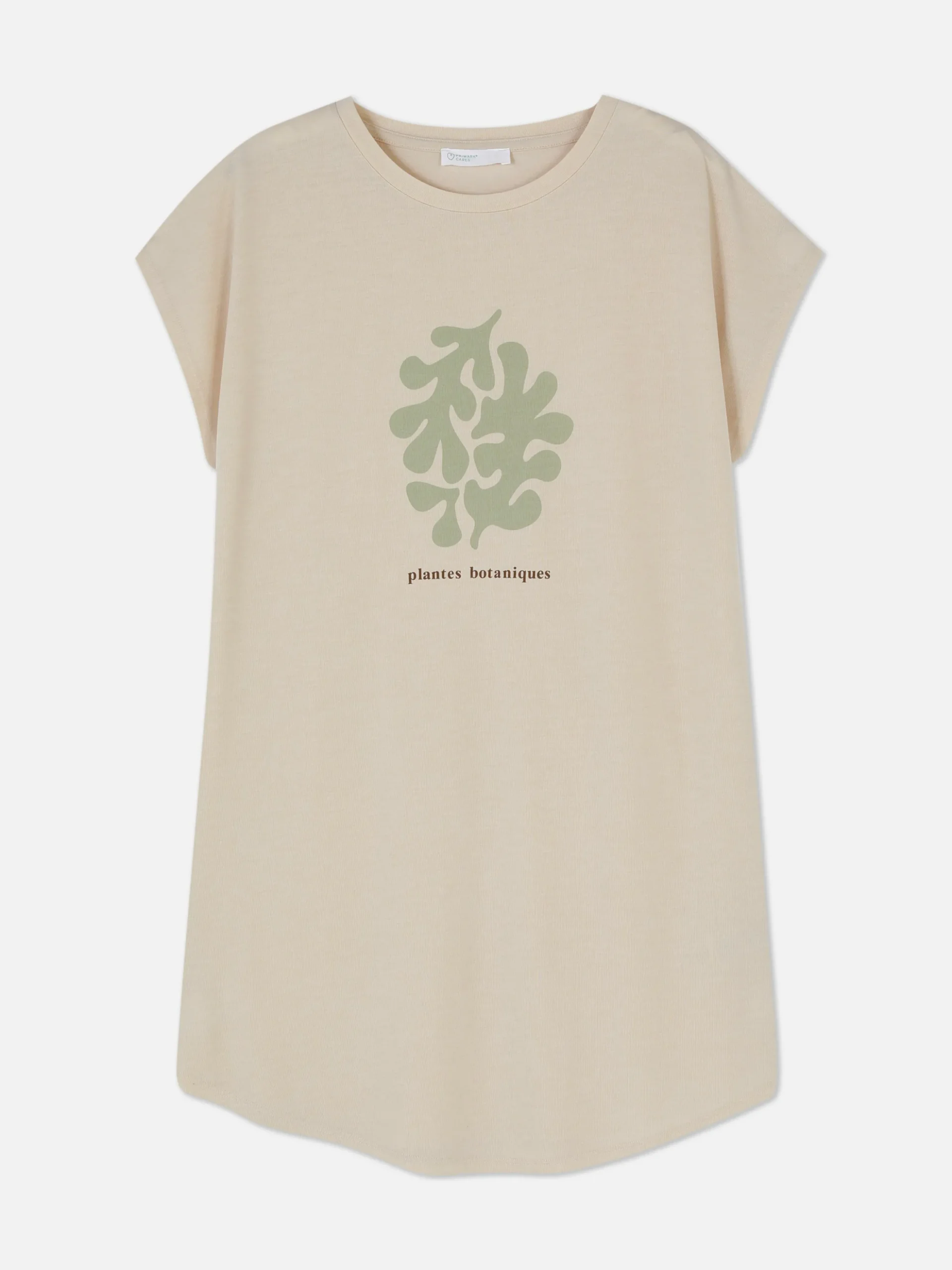 Lang T-shirt Met Ronde Hals