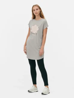 Lang T-shirt Met Ronde Hals