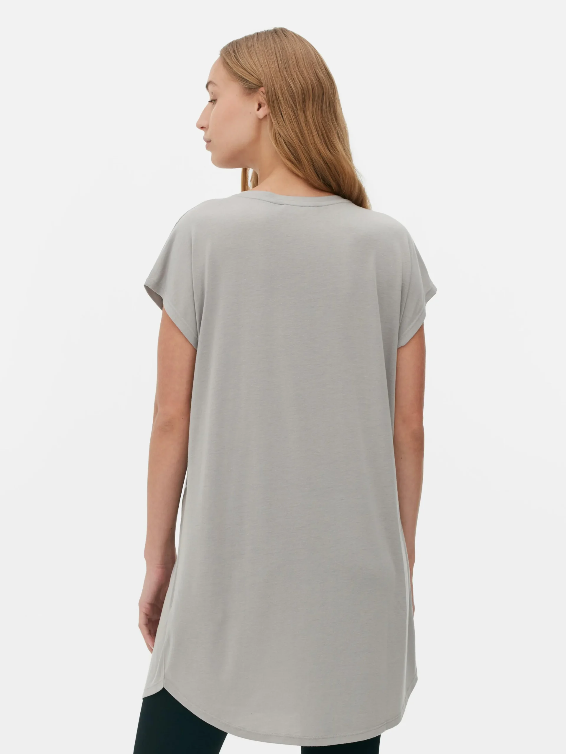 Lang T-shirt Met Ronde Hals