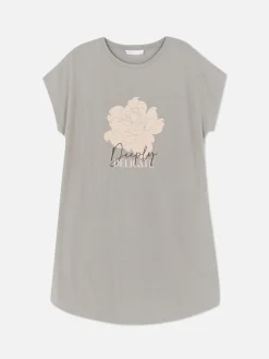 Lang T-shirt Met Ronde Hals