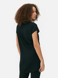 Lang T-shirt Met Ronde Hals