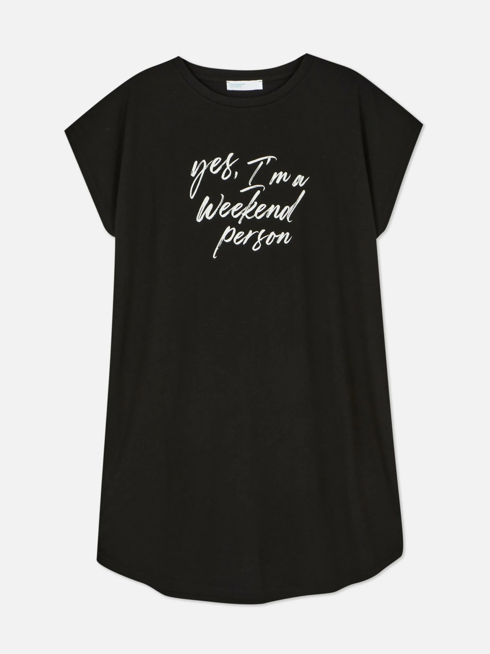 Lang T-shirt Met Ronde Hals
