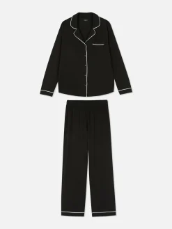 Lange Boyfriend-pyjama