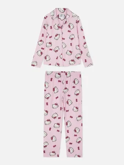 Lange Boyfriend-pyjama Hello Kitty