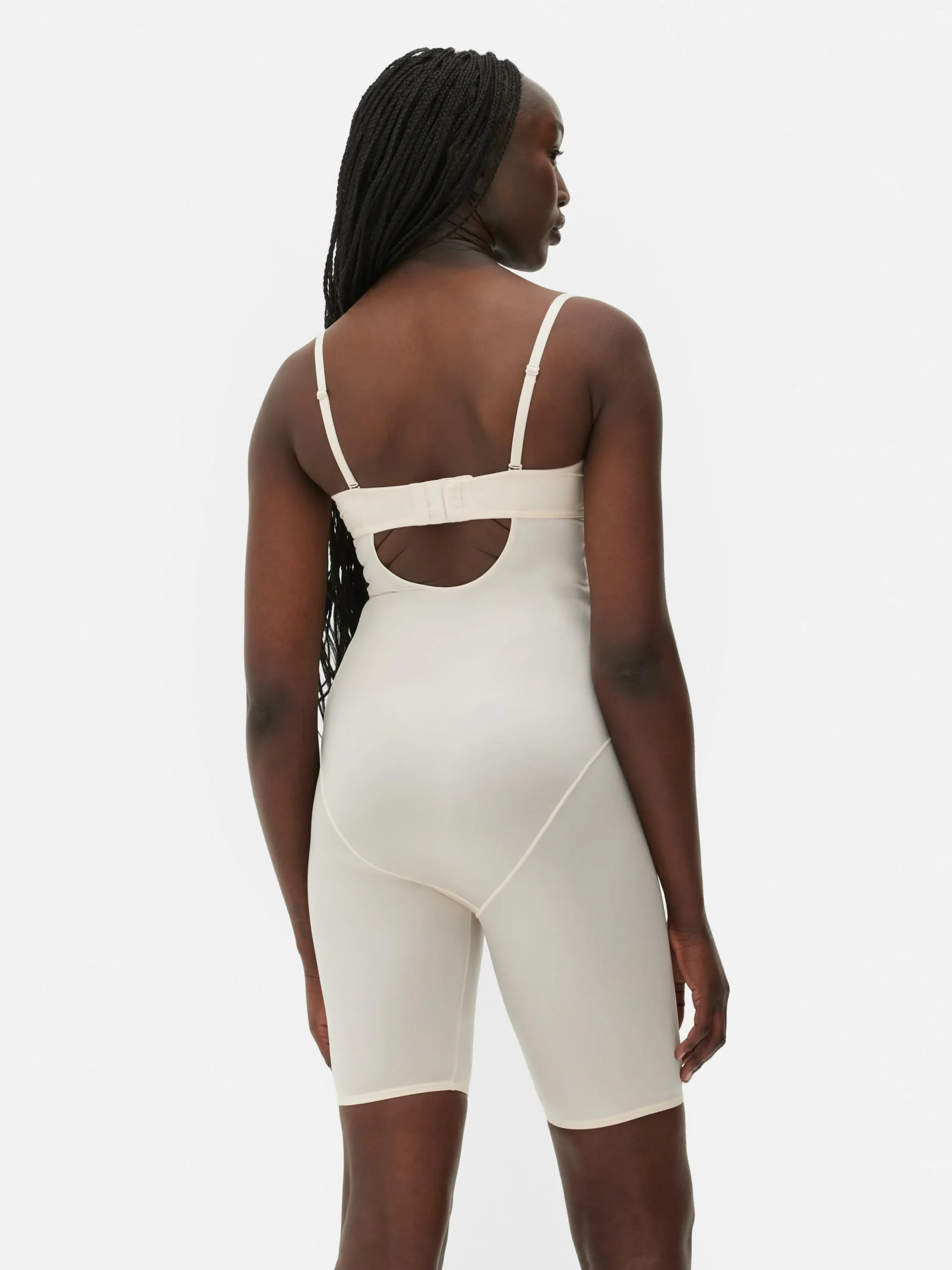 Lange, Diep Uitgesneden Shapewear Bodysuit