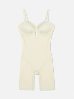 Lange, Diep Uitgesneden Shapewear Bodysuit