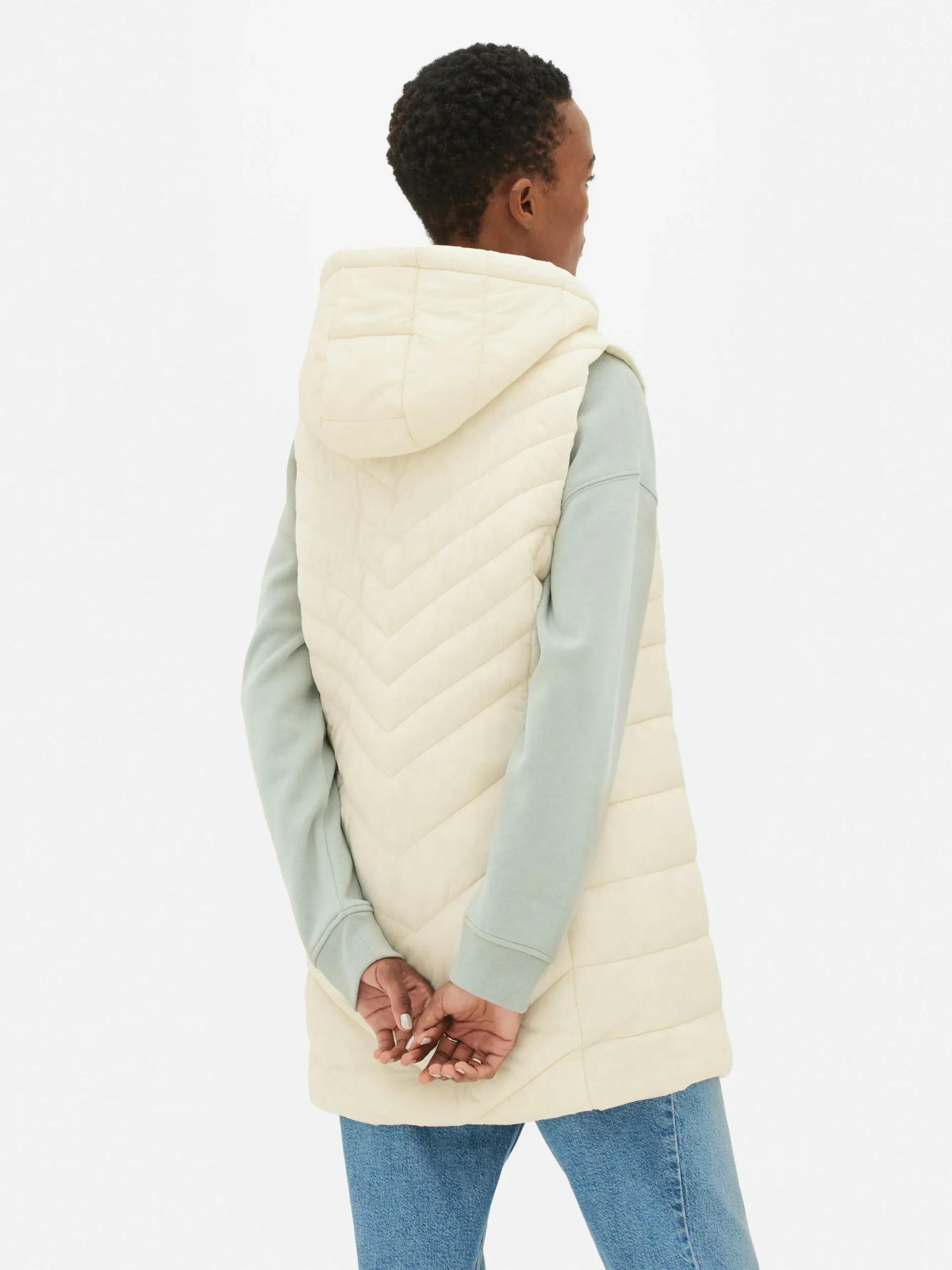 Lange Doorgestike Bodywarmer