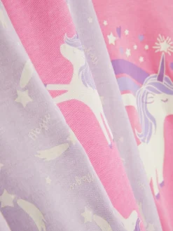 Lange Pyjama Met Verschillende Prints, Set Van 2
