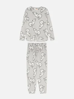Lange Velours Pyjama Casper