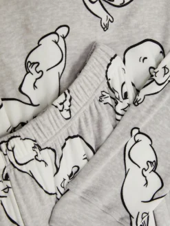 Lange Velours Pyjama Casper