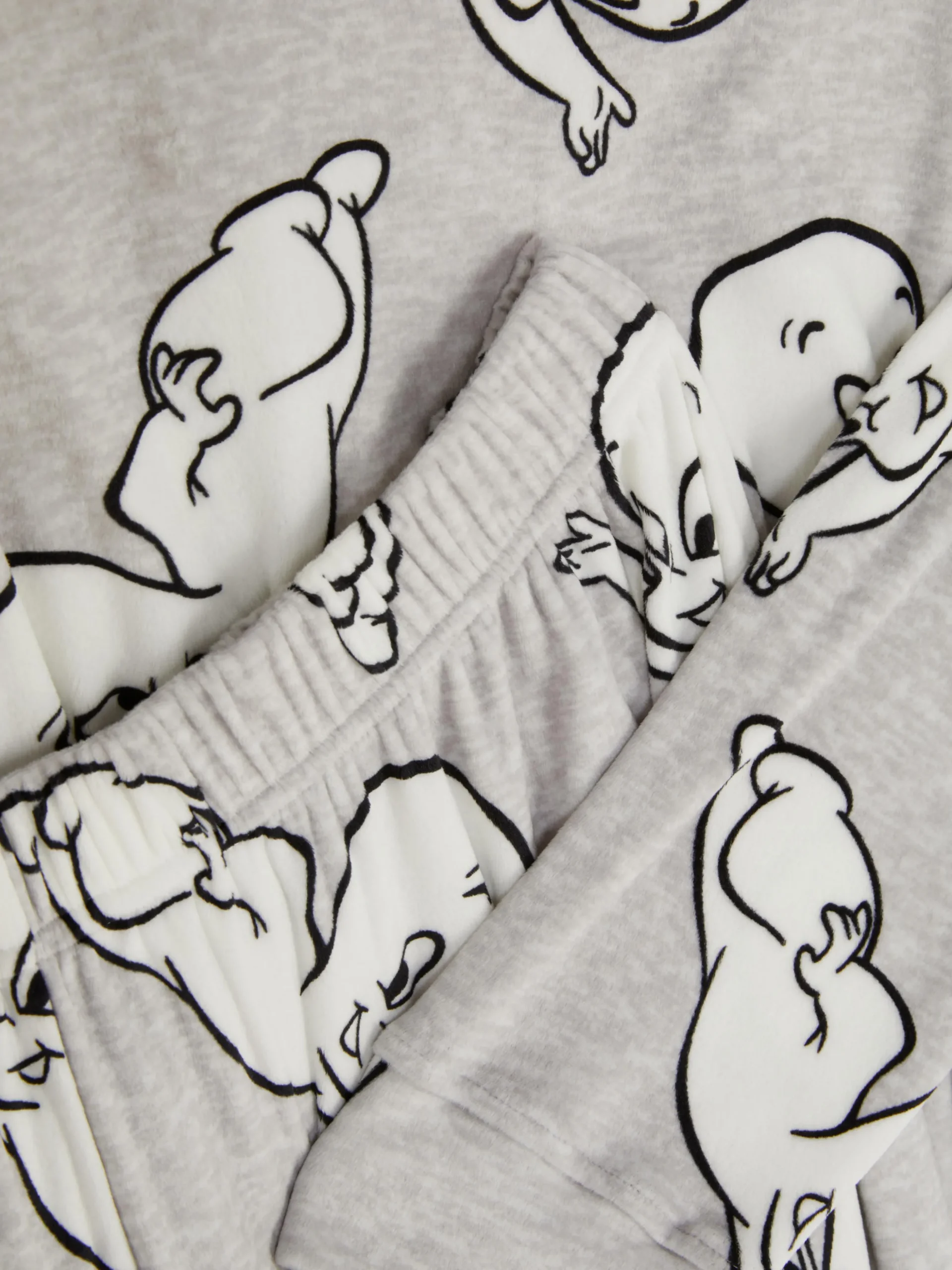 Lange Velours Pyjama Casper
