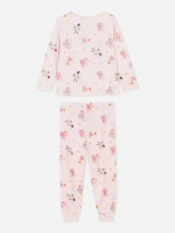 Lange Velours Pyjama Met Feeën