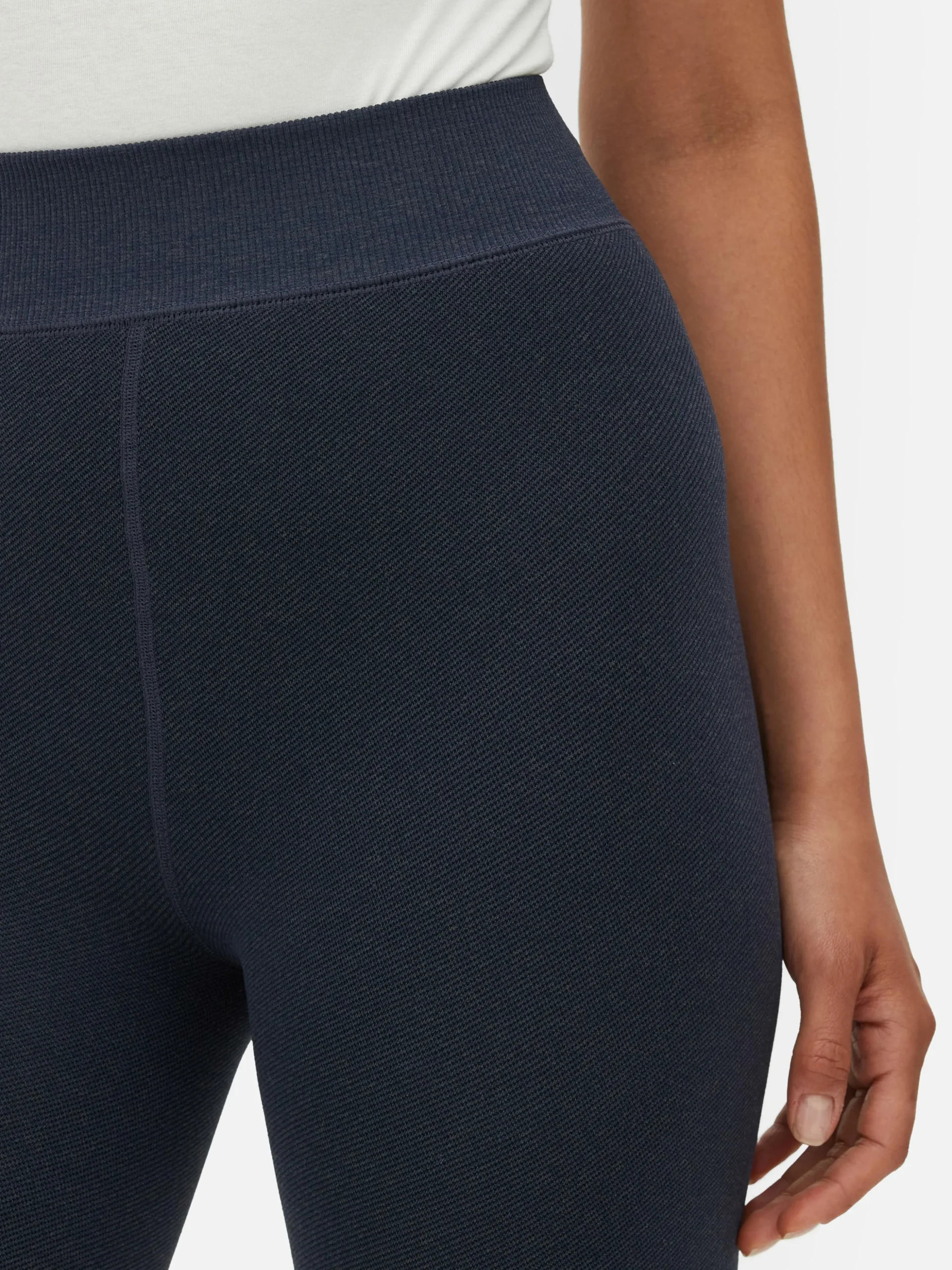 Legging Met Fluweelzachte Voering En Denimlook