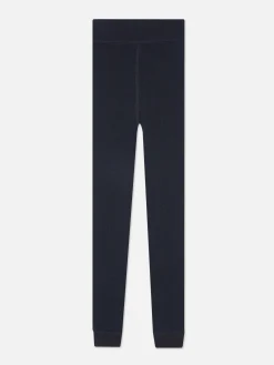 Legging Met Fluweelzachte Voering En Denimlook