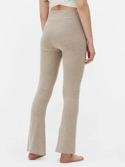 Legging Met Hoge Taille En Wijd Uitlopende Pijpen
