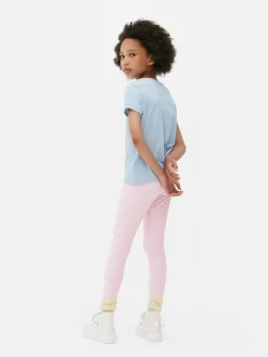 Legging Met Stretch En Kleurvlakken