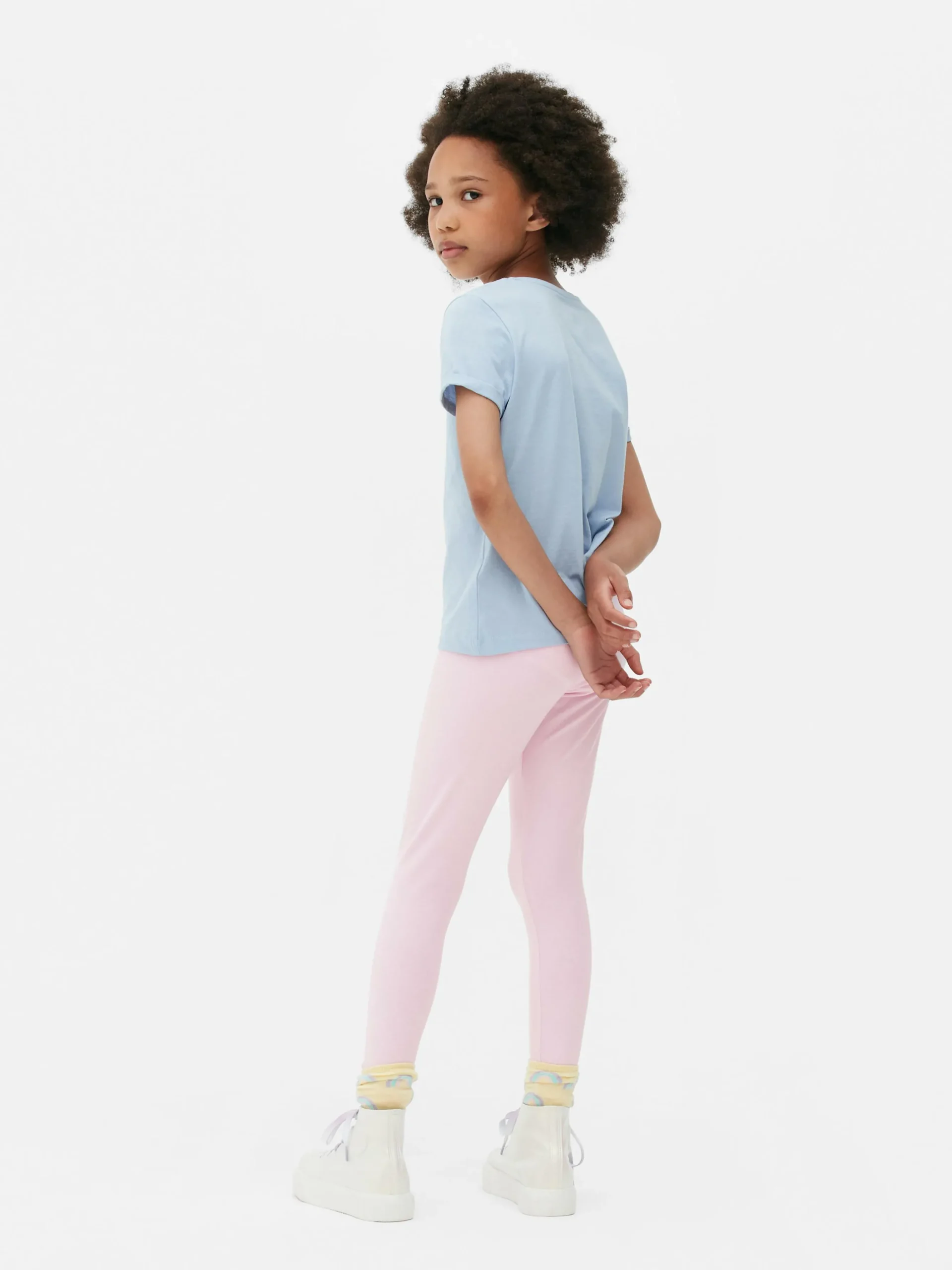 Legging Met Stretch En Kleurvlakken