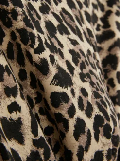 Legging Met Wijd Uitlopende Pijpen En Luipaardprint