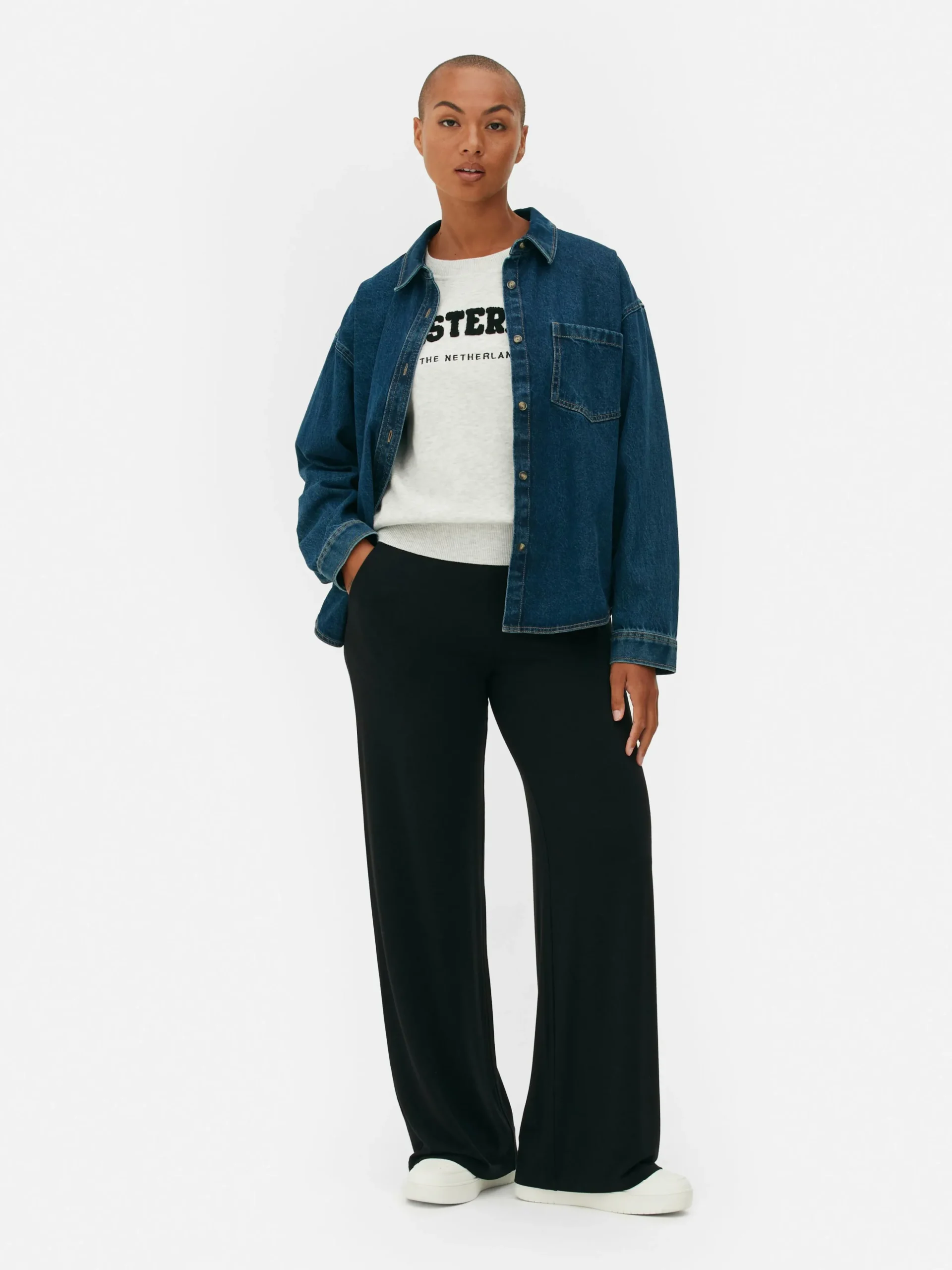 Legging Met Wijde Pijpen