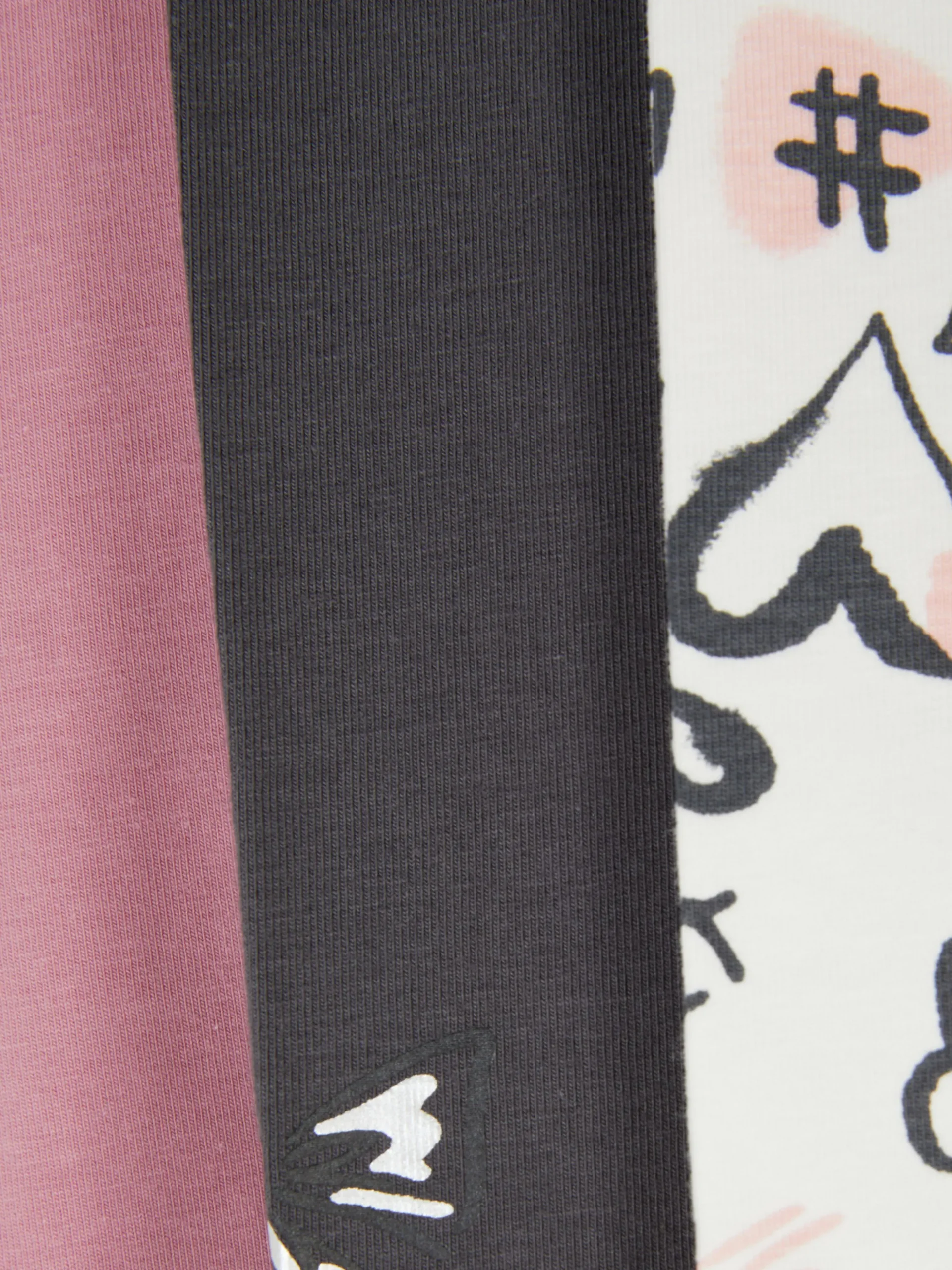 Leggings Met Diverse Patronen, Set Van 3