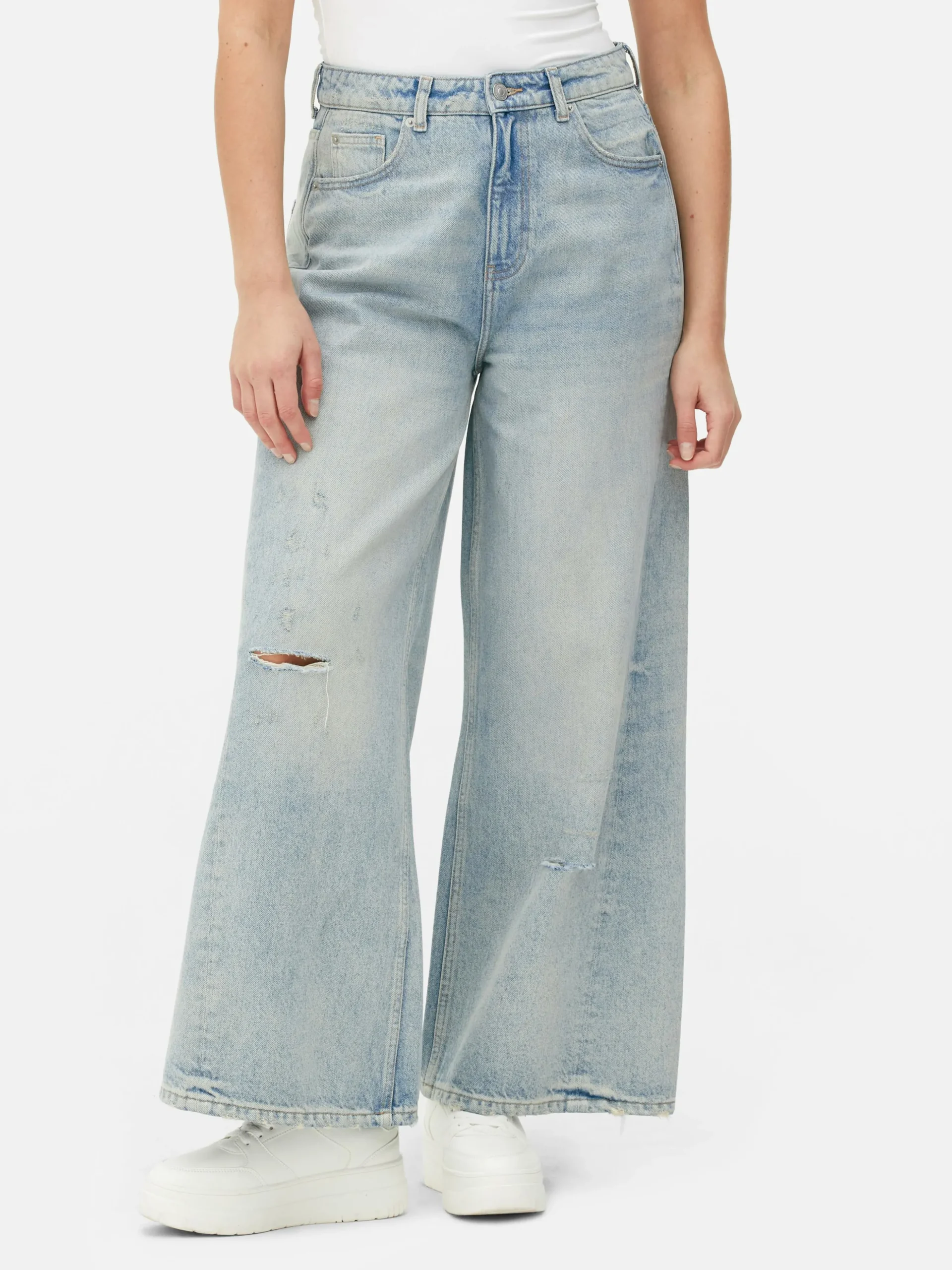 Licht Verweerde Skaterjeans