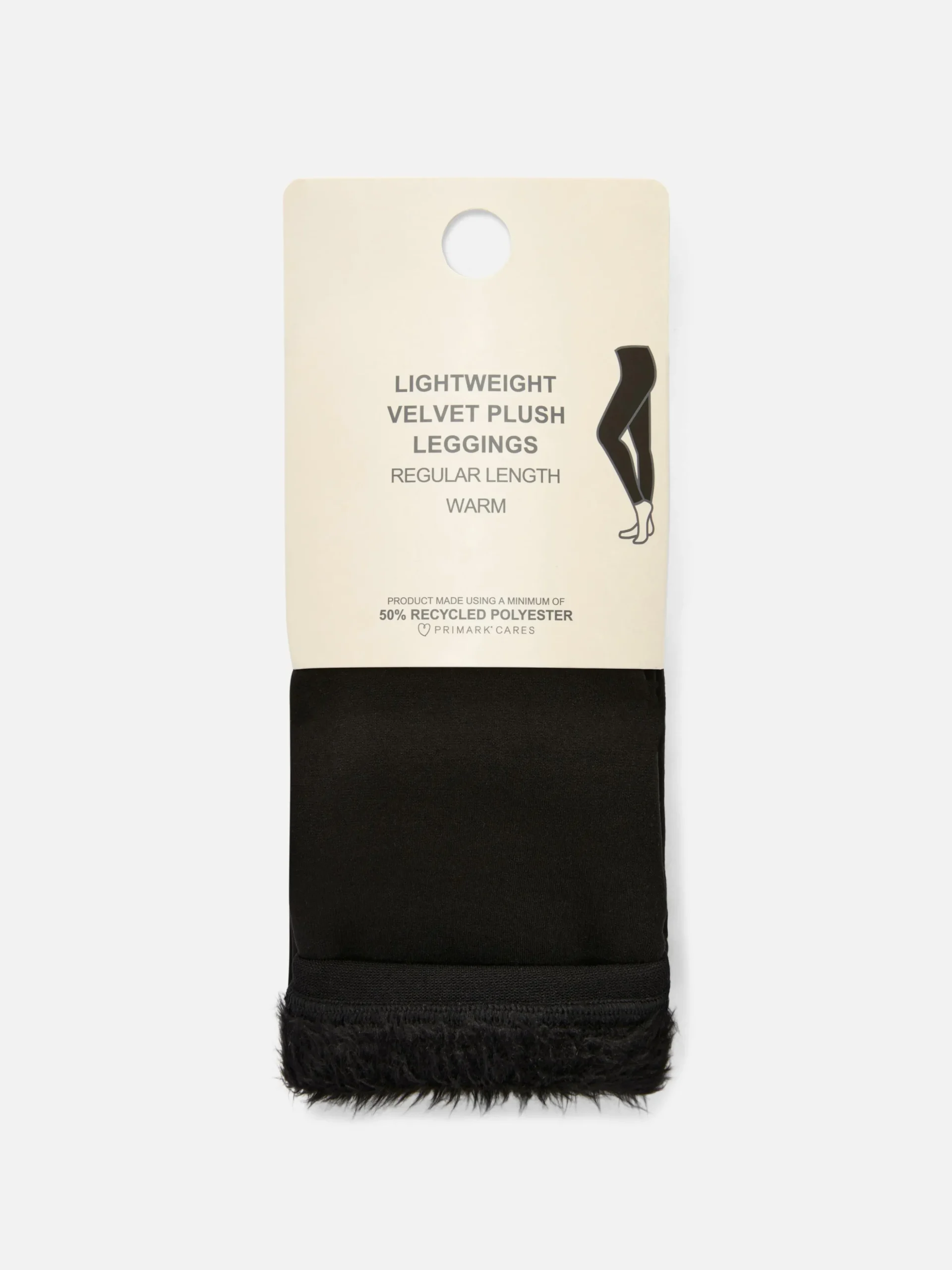 Lichte Fluwelen Legging Met Teddy Voering