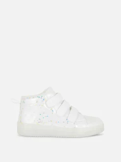 Lichtgevende Hoge Sneakers Met Glitters