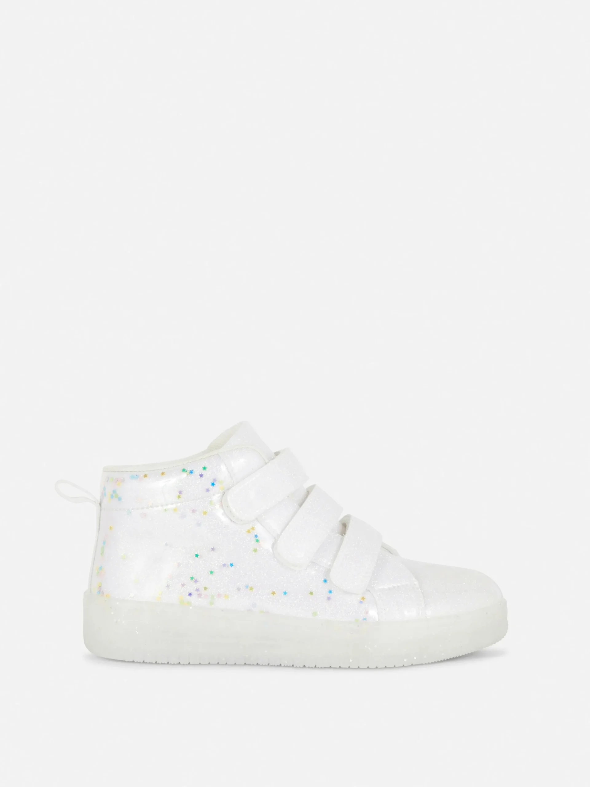 Lichtgevende Hoge Sneakers Met Glitters