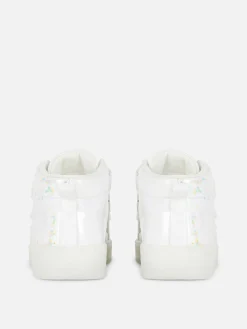 Lichtgevende Hoge Sneakers Met Glitters