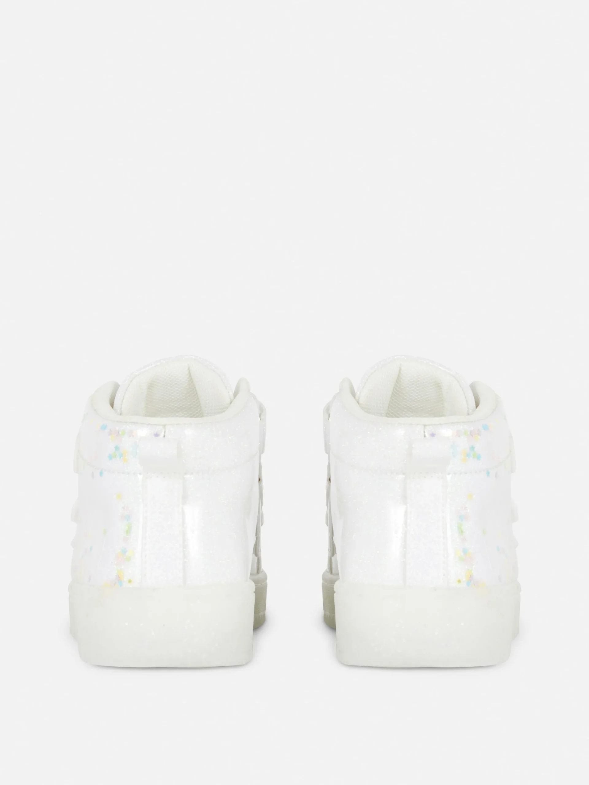 Lichtgevende Hoge Sneakers Met Glitters