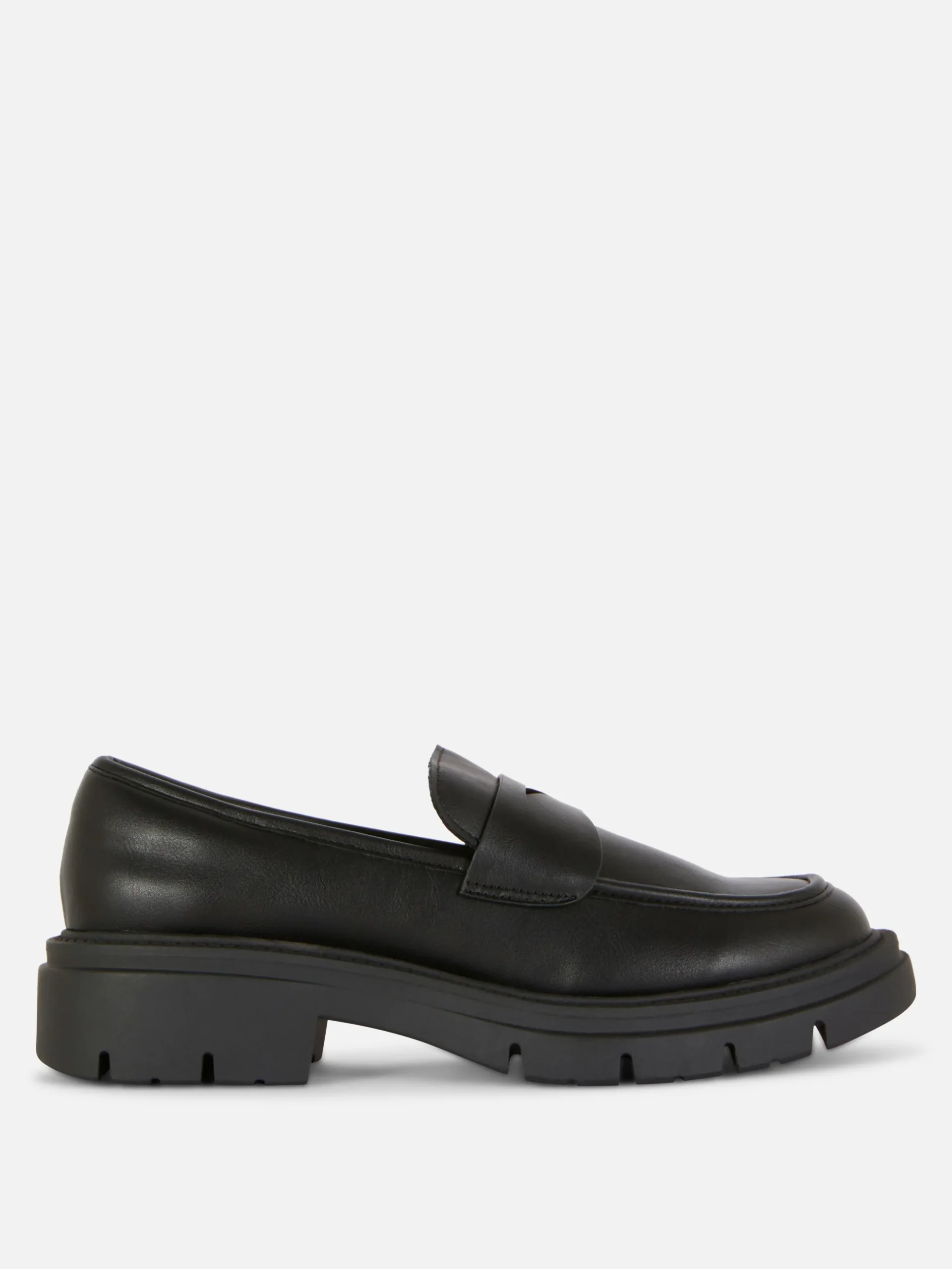 Loafers Van Imitatieleer Met Dikke Zool