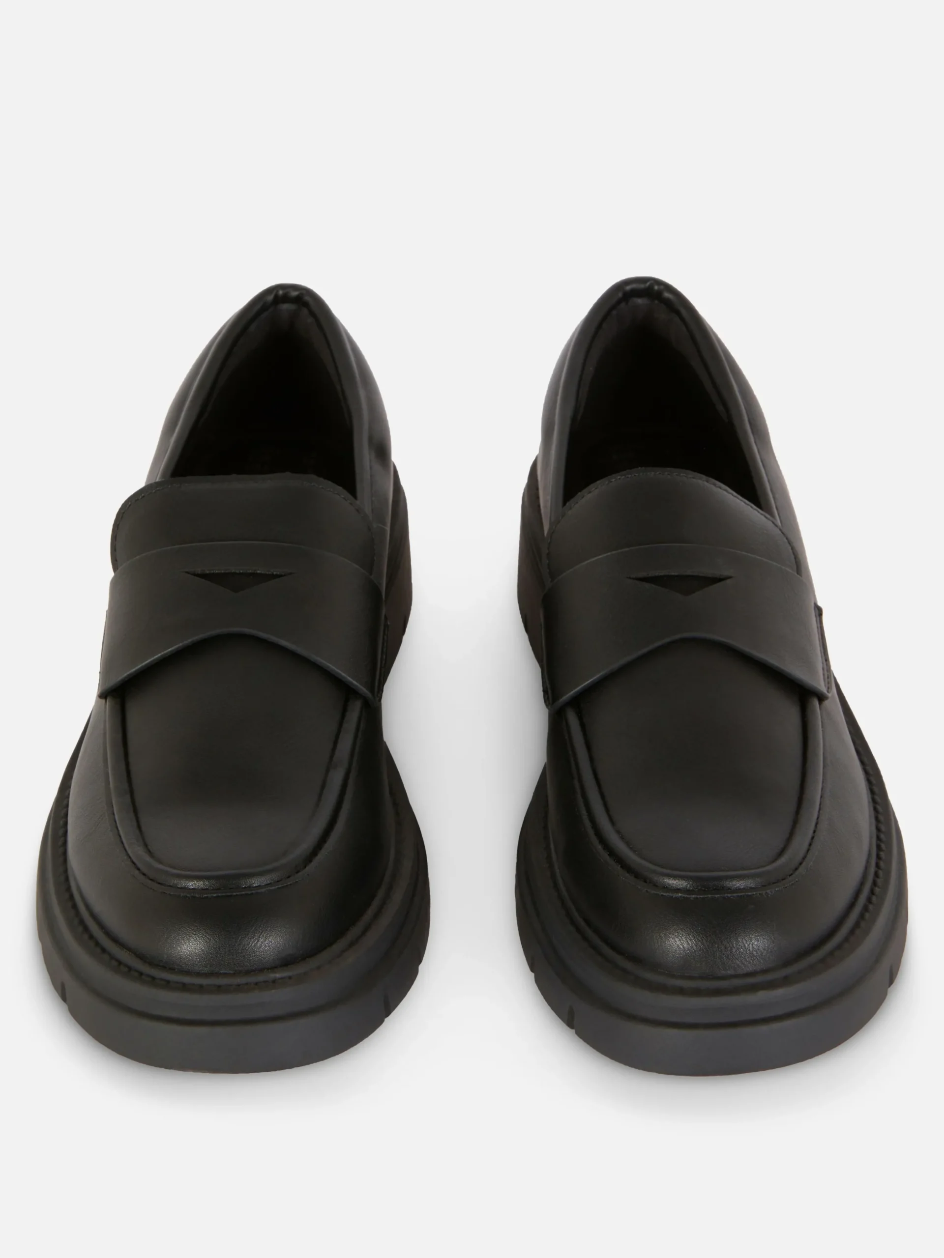 Loafers Van Imitatieleer Met Dikke Zool