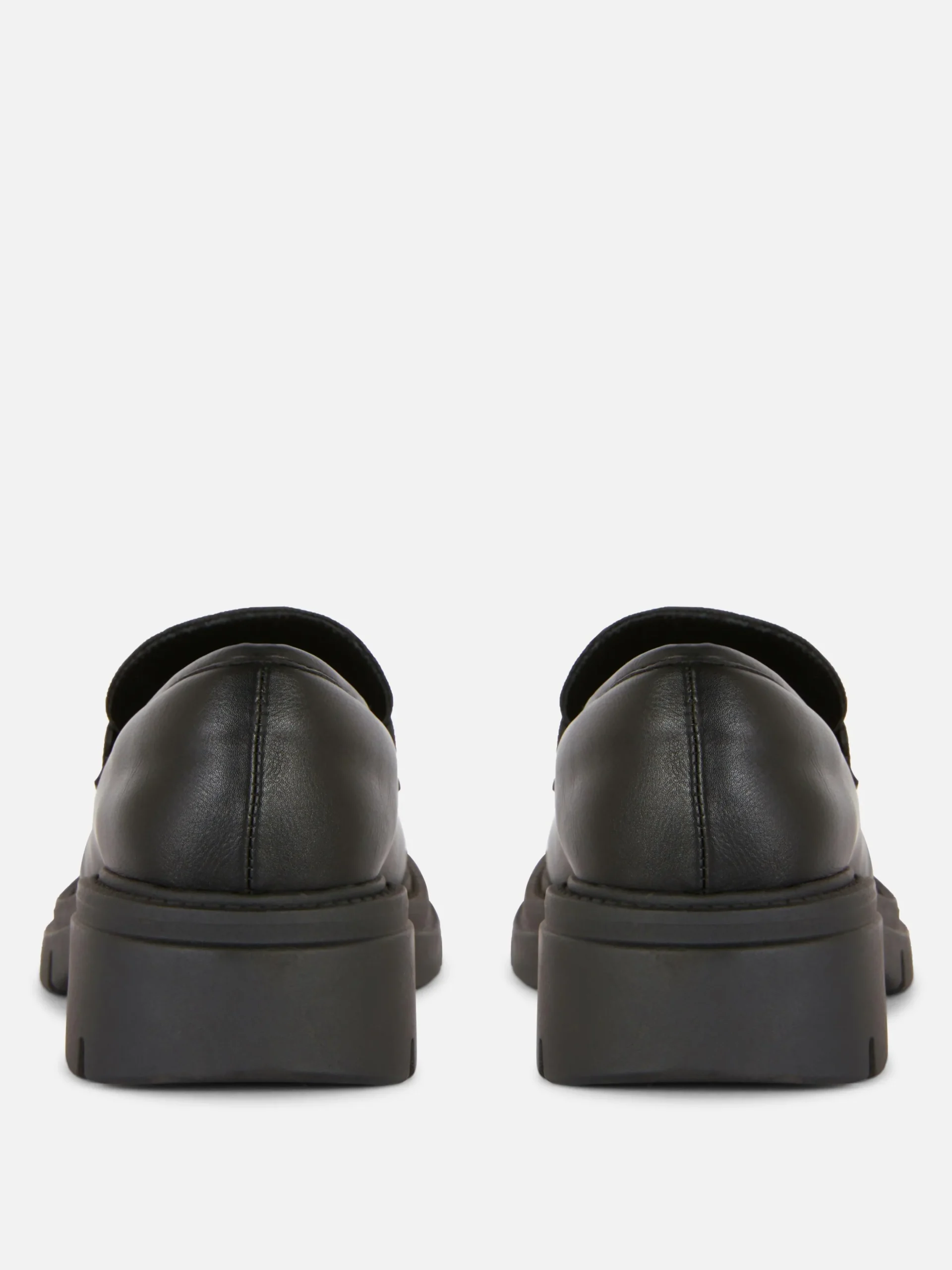 Loafers Van Imitatieleer Met Dikke Zool