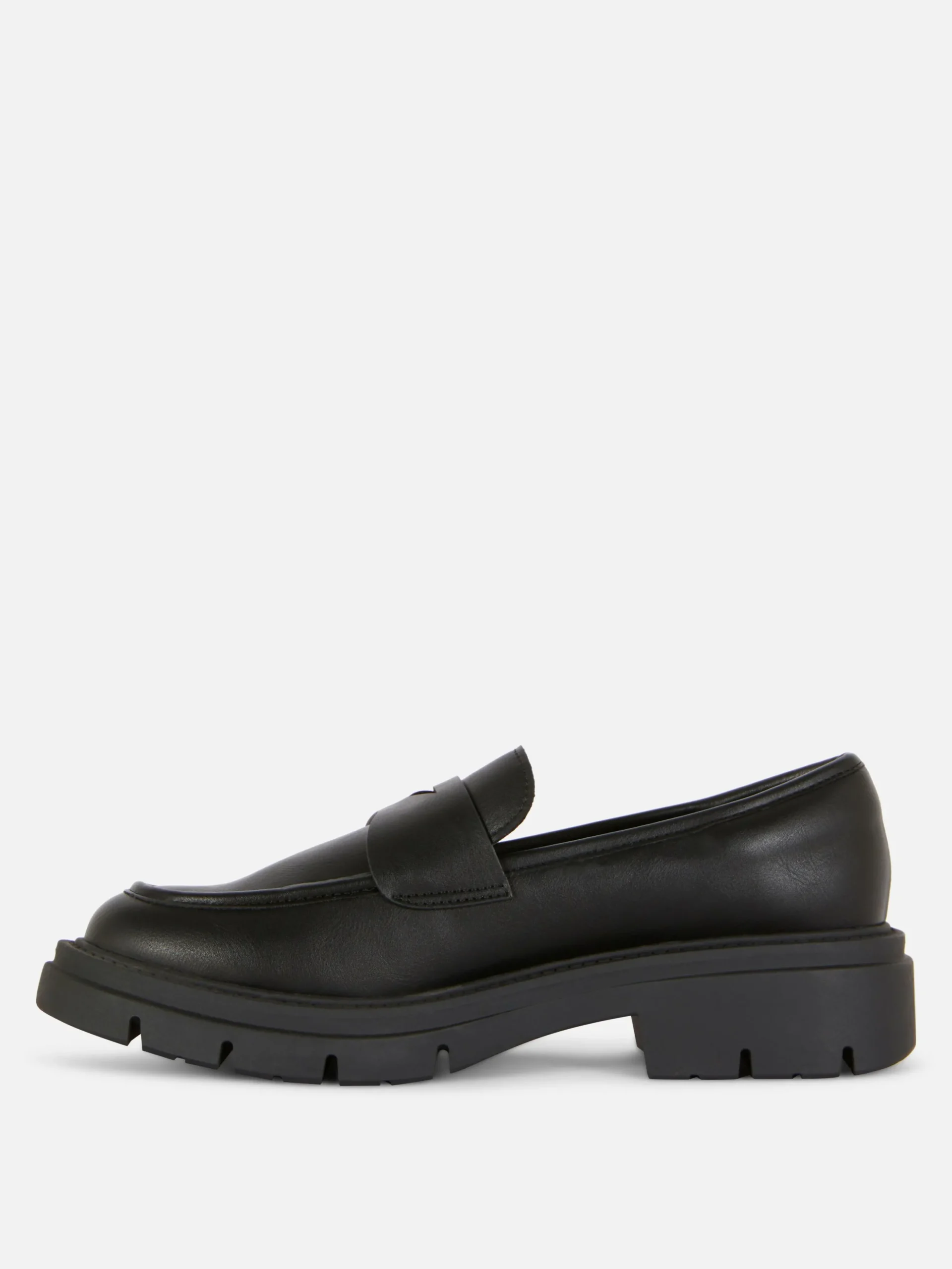 Loafers Van Imitatieleer Met Dikke Zool