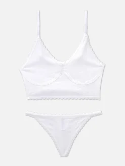 Longline Ajour Lingerieset Zonder Vulling
