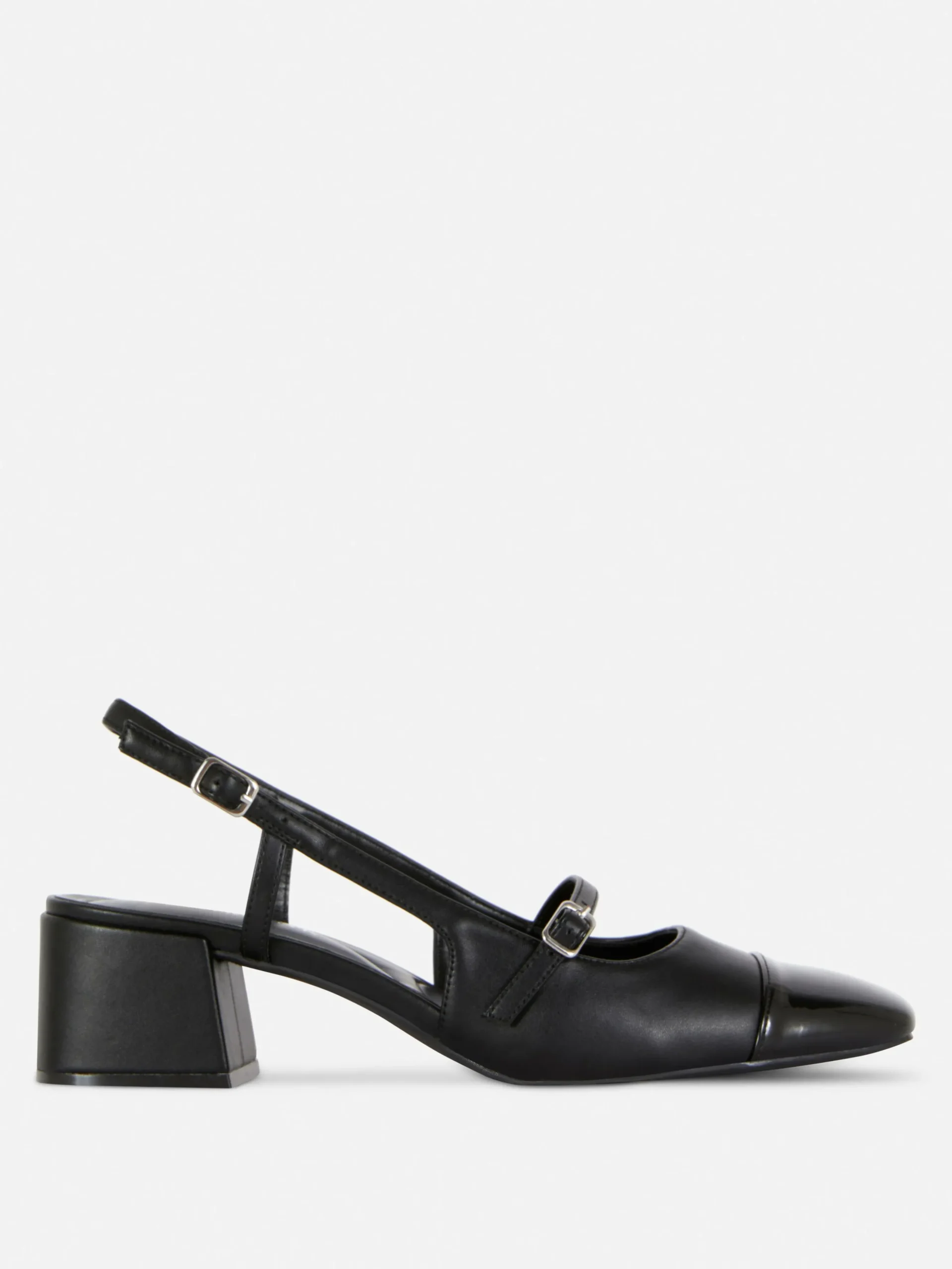 Mary Jane-slingbacks Met Blokhak
