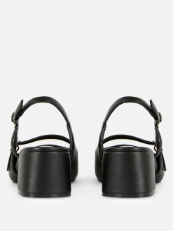 Mary Jane-slingbacks Met Blokhak