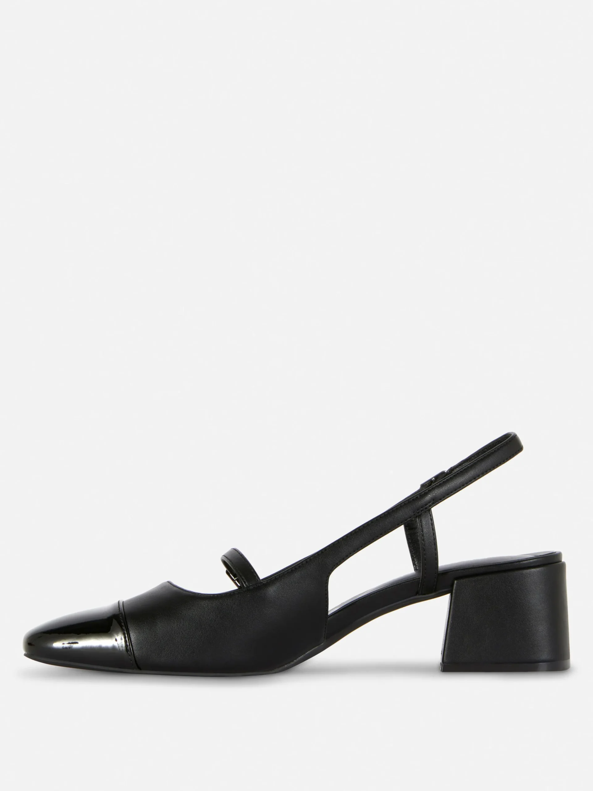 Mary Jane-slingbacks Met Blokhak
