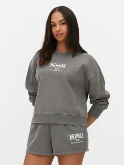 Matchend Acid Wash Sweatshirt