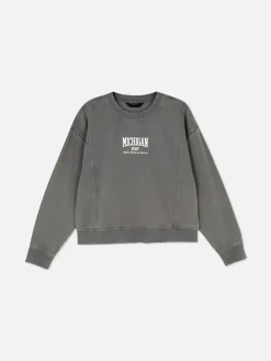 Matchend Acid Wash Sweatshirt