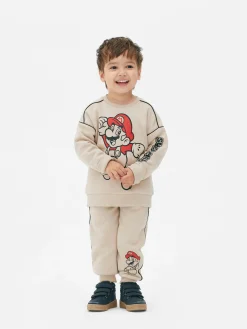 Matchend Sweatshirt Met Biezen Super Mario