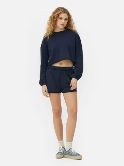 Matchend Sweatshirt Met Onafgewerkte Zoom