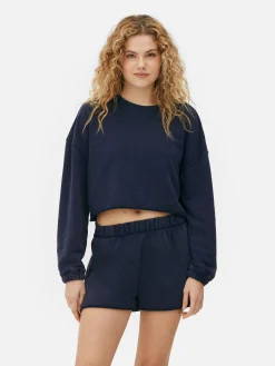 Matchend Sweatshirt Met Onafgewerkte Zoom