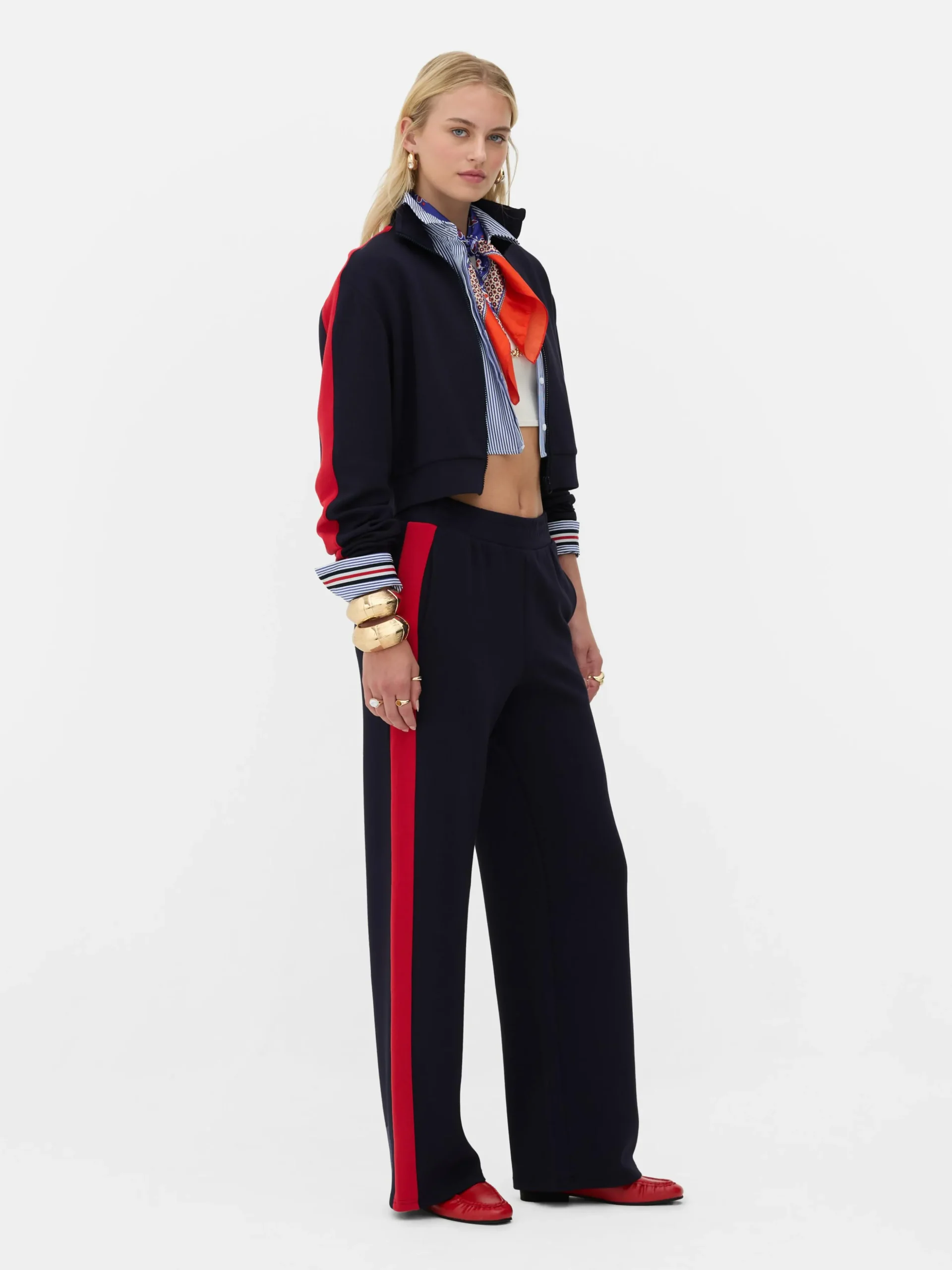 Matchend Sweatshirt Met Opstaande Kraag Rita Ora
