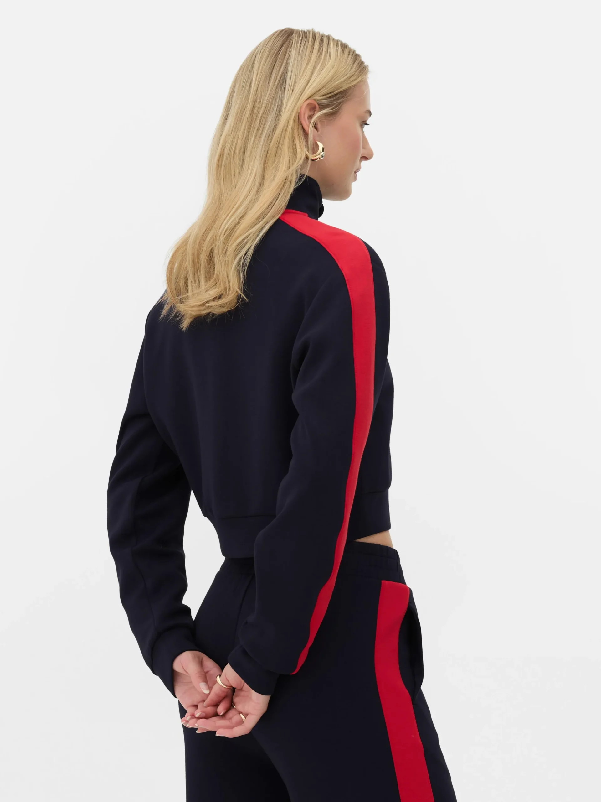 Matchend Sweatshirt Met Opstaande Kraag Rita Ora