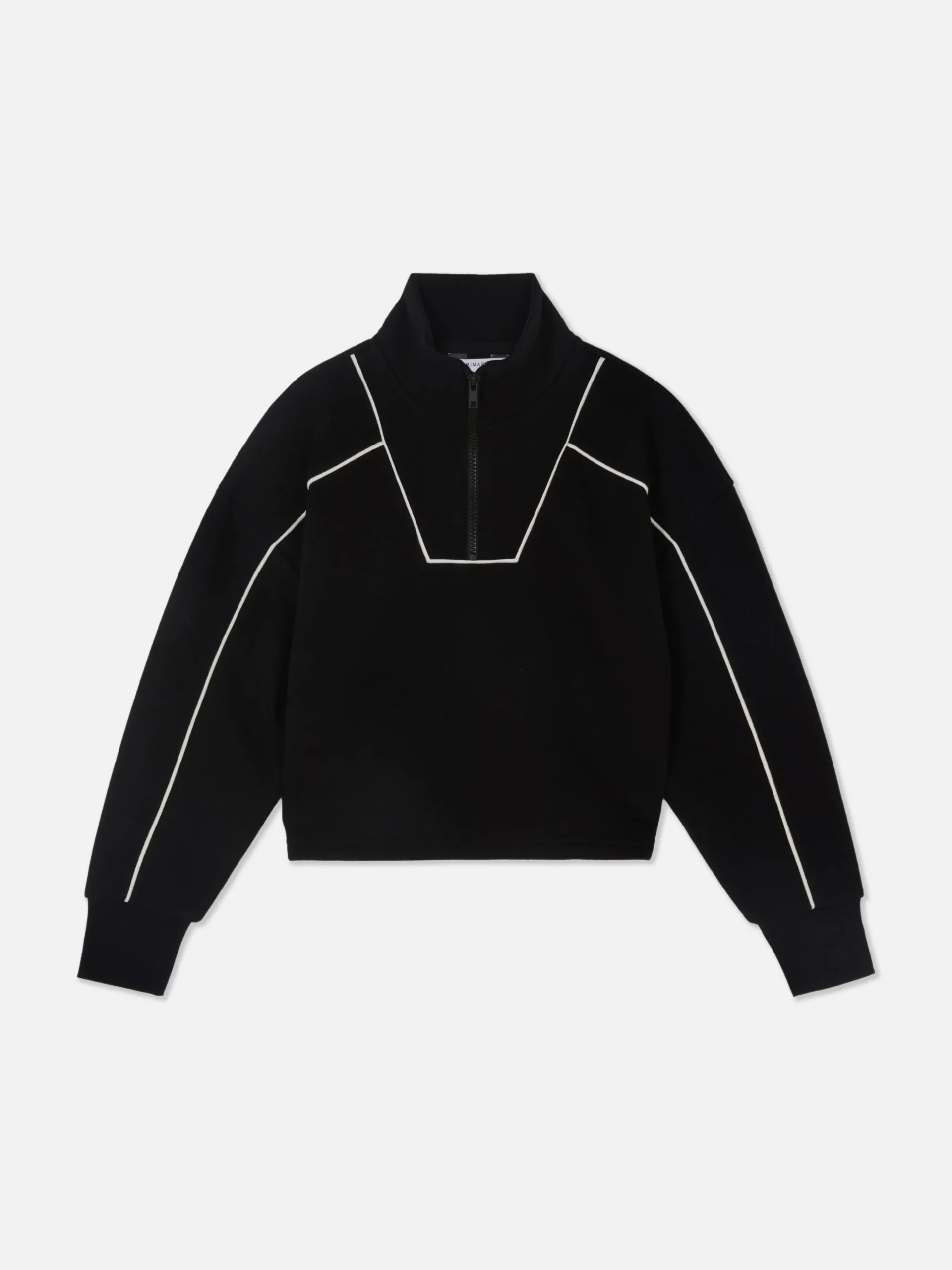 Matchend Sweatshirt Met Opstaande Kraag