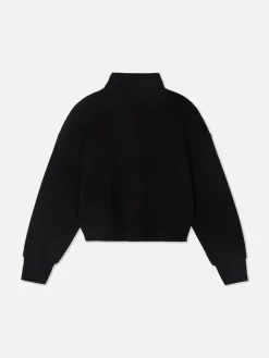 Matchend Sweatshirt Met Opstaande Kraag